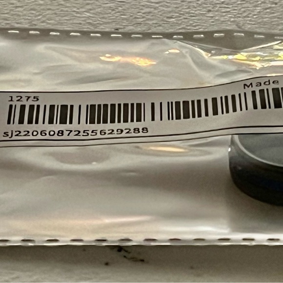 Mens Black Cubic Zirconia Band, with Royal Blue accent stones - Picture 4 of 8